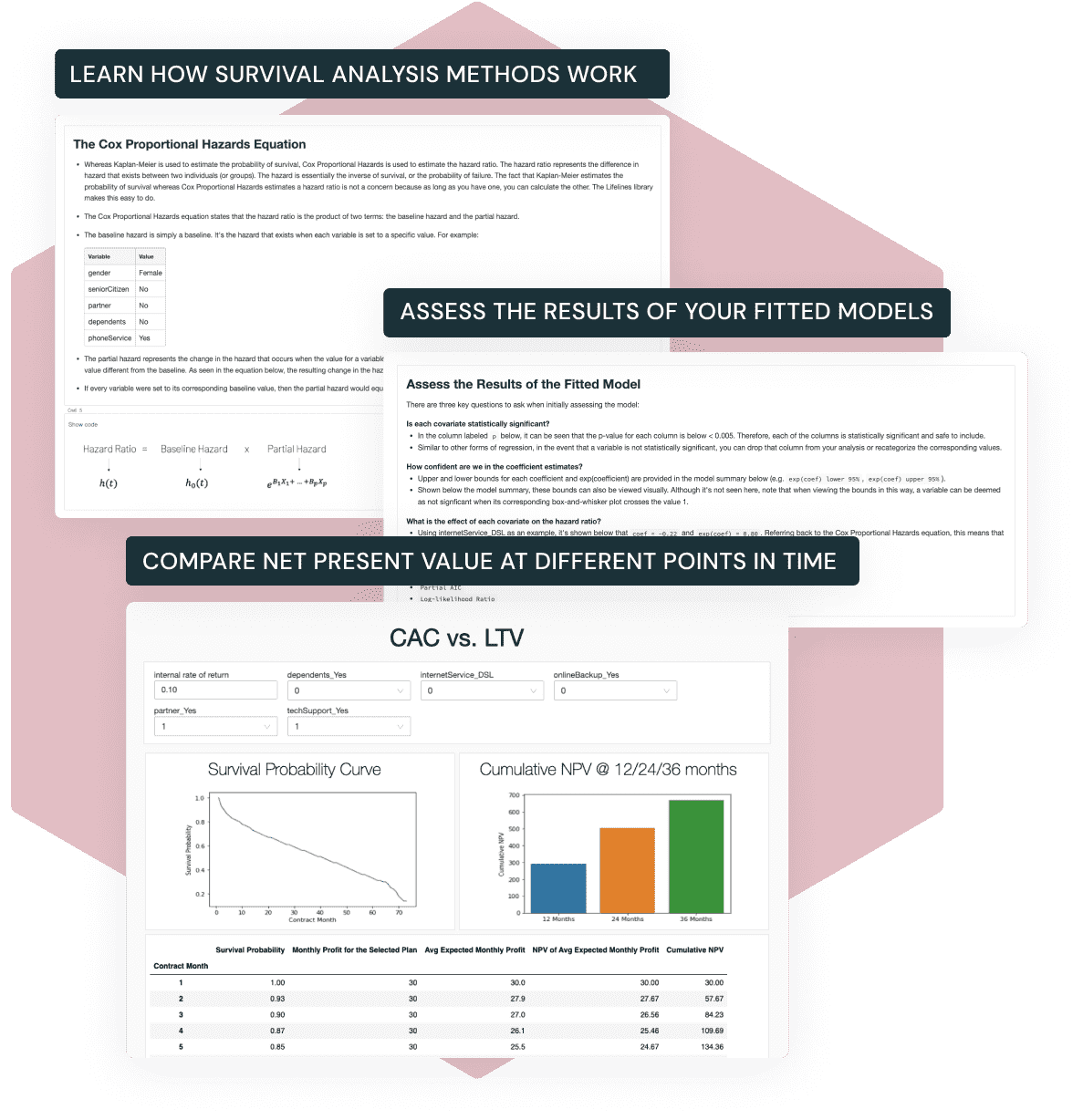 Predict churn and calculate lifetime value