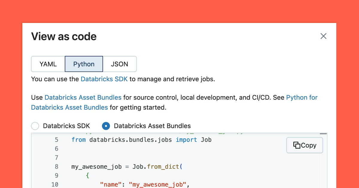 Python support for Asset Bundles blog og
